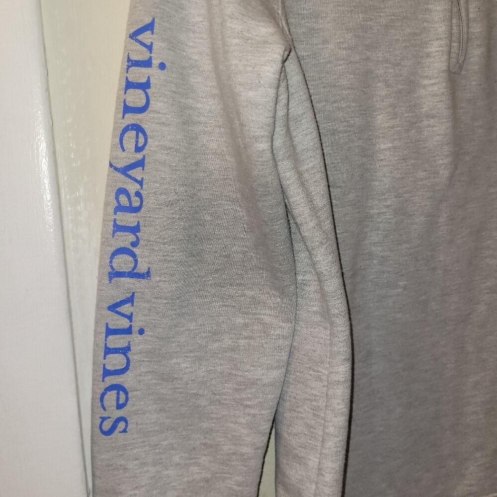 Vineyard Vines Womens 1/4 Zip Pullover Sweatshirt Gray/Pink Size XS - Picture 3 of 10